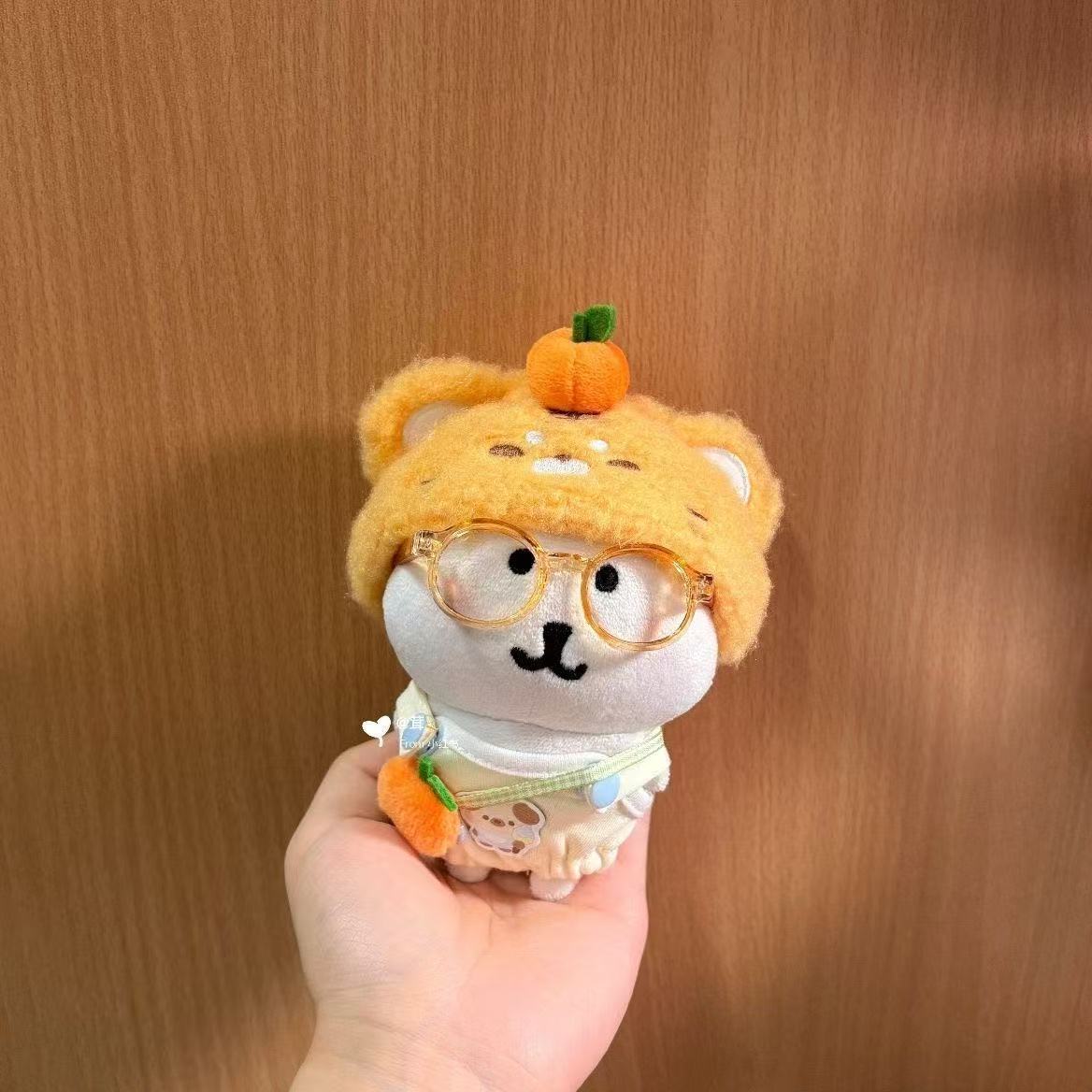 Funda de cabeza de tigre naranja