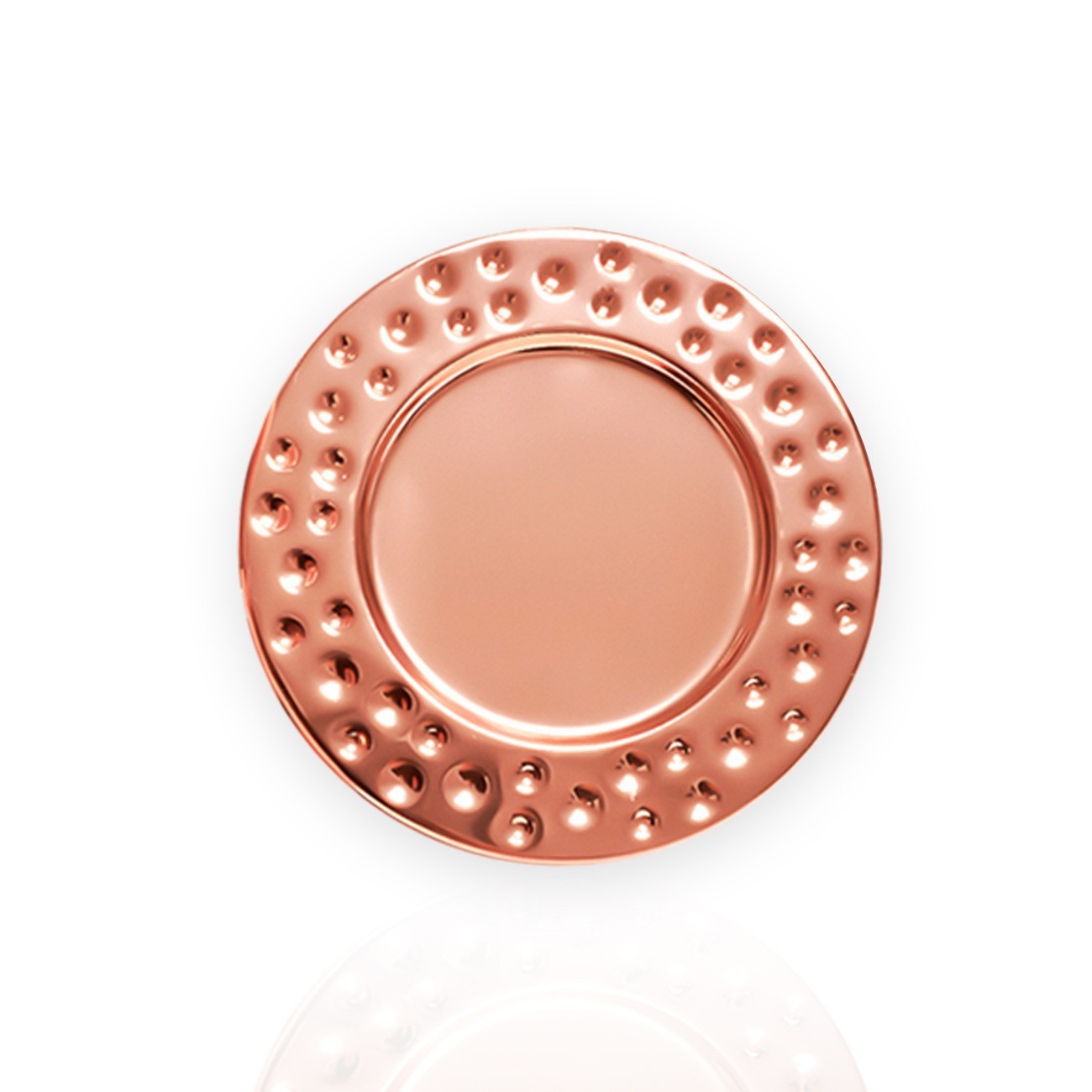 싱글 로즈 골드 코스터