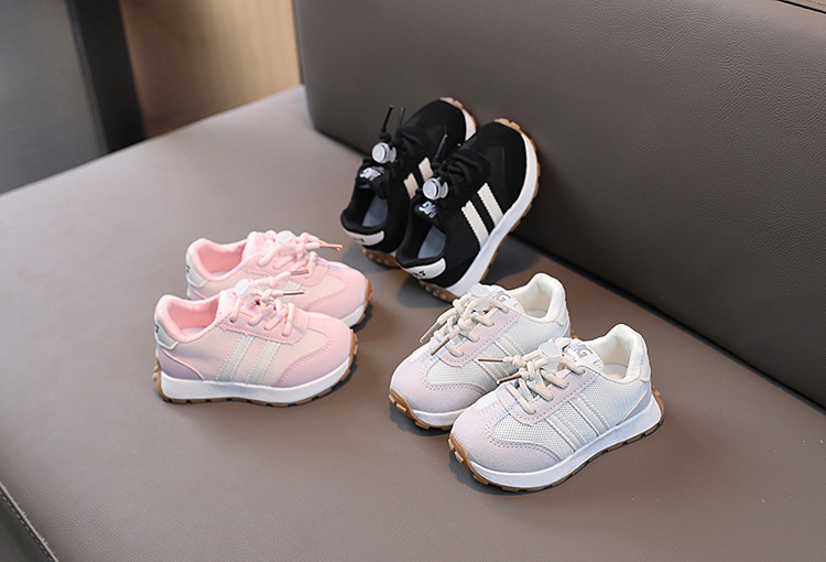2023 Frühling und Herbst Atmungsaktive Kinder Casual Mädchen Sport Leichte Herren Laufschuhe Vorschule Baby Net_voghion.com