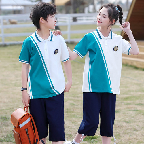 Fruit fruit student summer primary and middle school school uniform kindergarten uniform children's sports class T-shirt for big and small children short sleeve