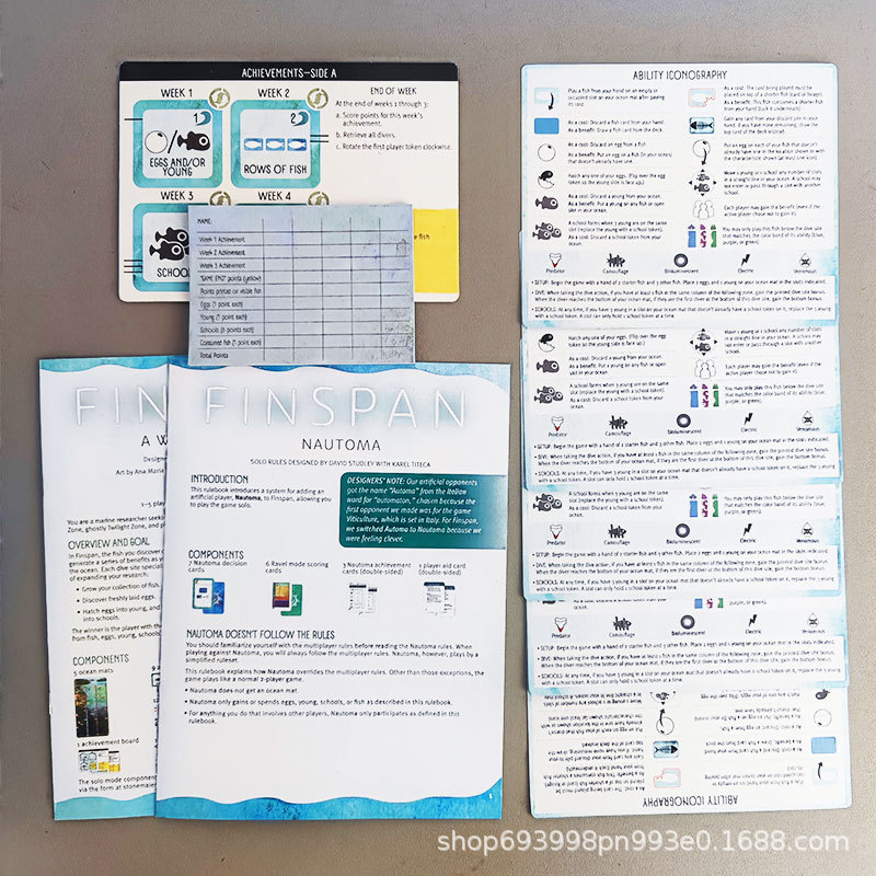 FINSPAN ボードゲーム カード 英語版 ドイツ風レジャー エンターテイメント ハッピーパーティー 1-5人用|undefined