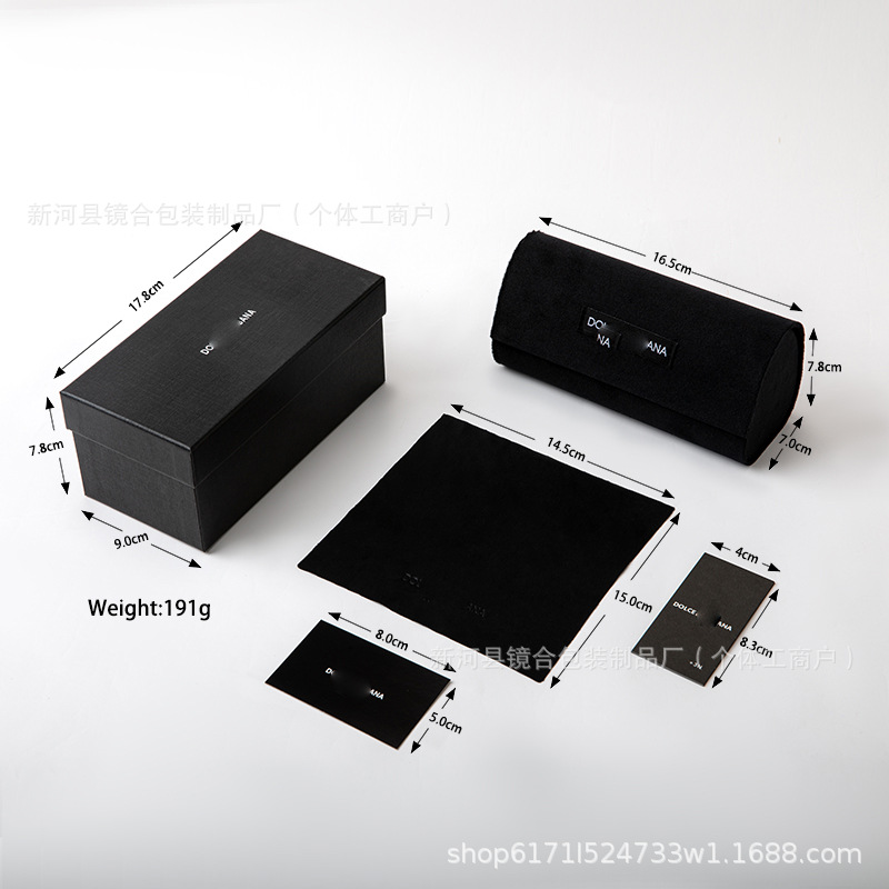 Spot al por mayor nueva caja de gafas de marca de alta gama de moda caja de gafas de sol de alta gama caja de embalaje completa