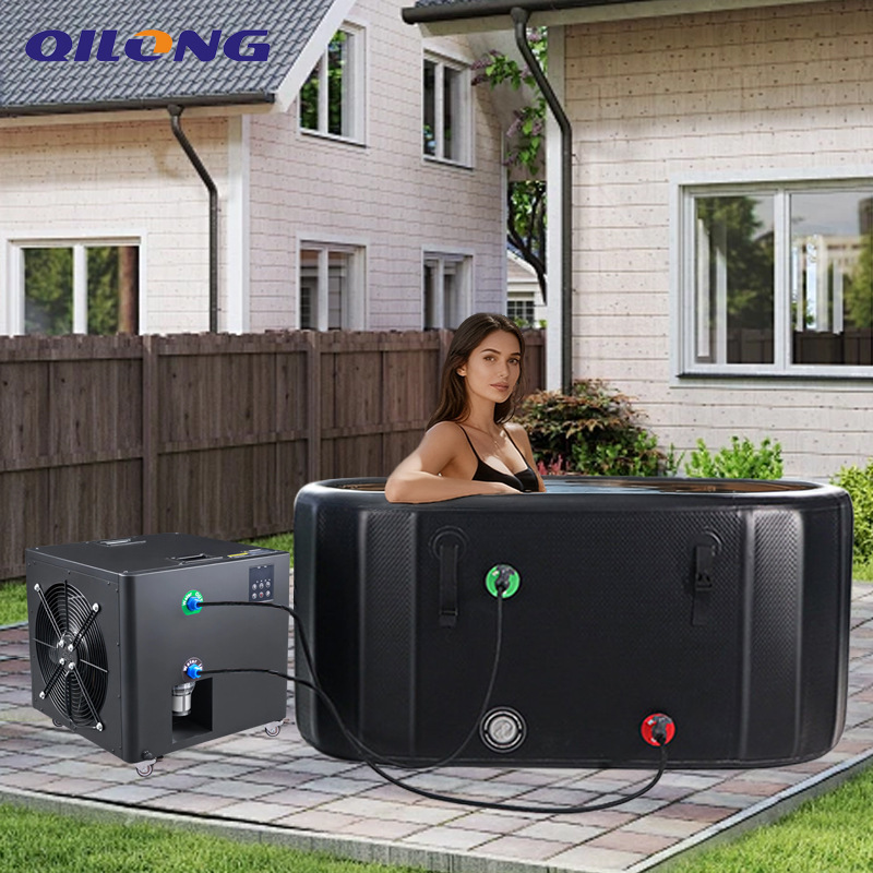 Customized 1P Ice Bath Chiller Low-Temperature Variable Frequency Cold Therapy Machine Dual-Use for Cooling and Heating Sports Recovery Refrigeration Machine Ice Bucket