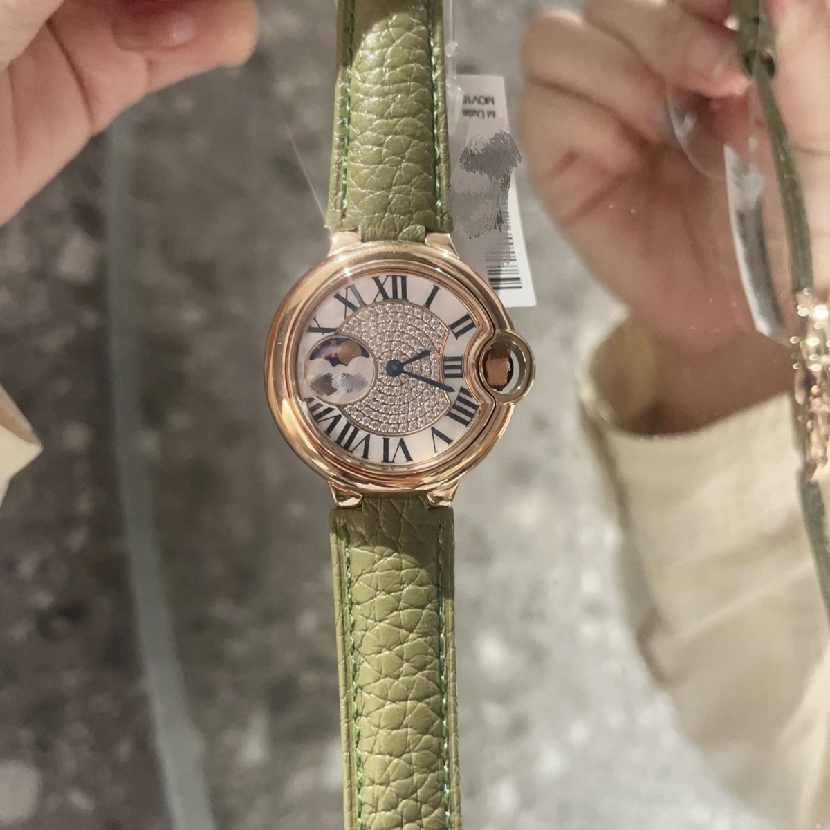 Moon Phase Master Watch Movement Imported Station West Supply Fully Automatic Mechanical Watch Business Waterproof Watch Women's Watch