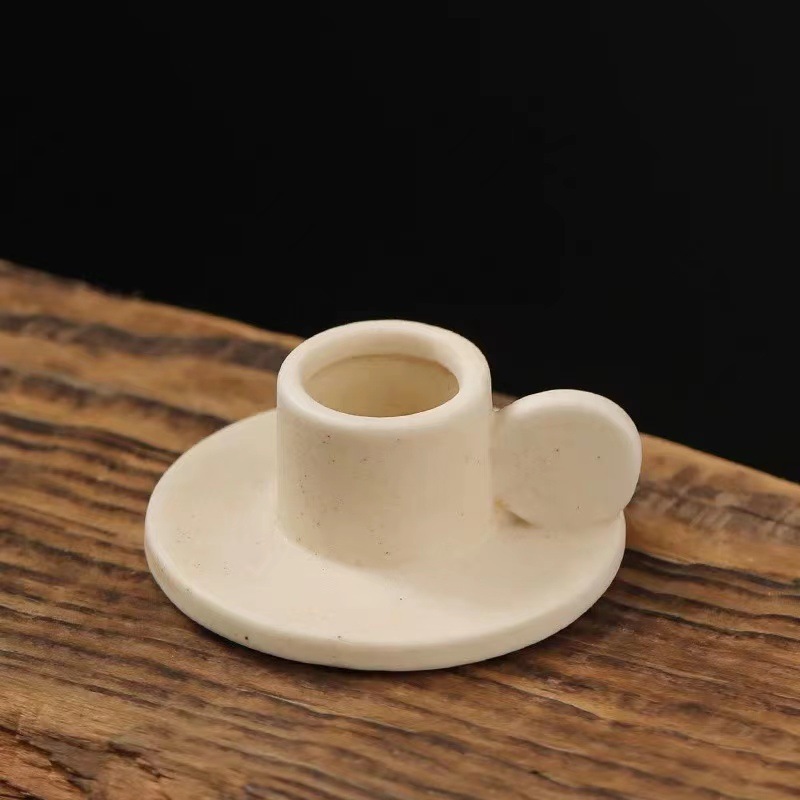 北欧ins陶磁器燭台キャンドルディナー道具ロマンチックなろうそく台家庭用食卓のデスクトップ装飾品|undefined