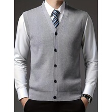 J 72301 Grey Wool Knit Vest ��ɫ���� ���R�d�羳�W��