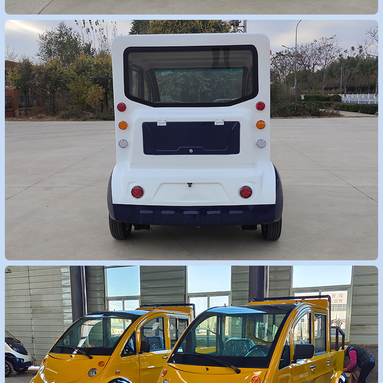 Campus Property Security Patrol Sightseeing Vehicle Outdoor Factory Community Village Urban Management Security Four-Wheel Electric Patrol Vehicle
