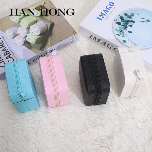 Multifunctional portable jewelry box jewelry storage box storage bag ring earrings necklace earrings anti-oxidation box