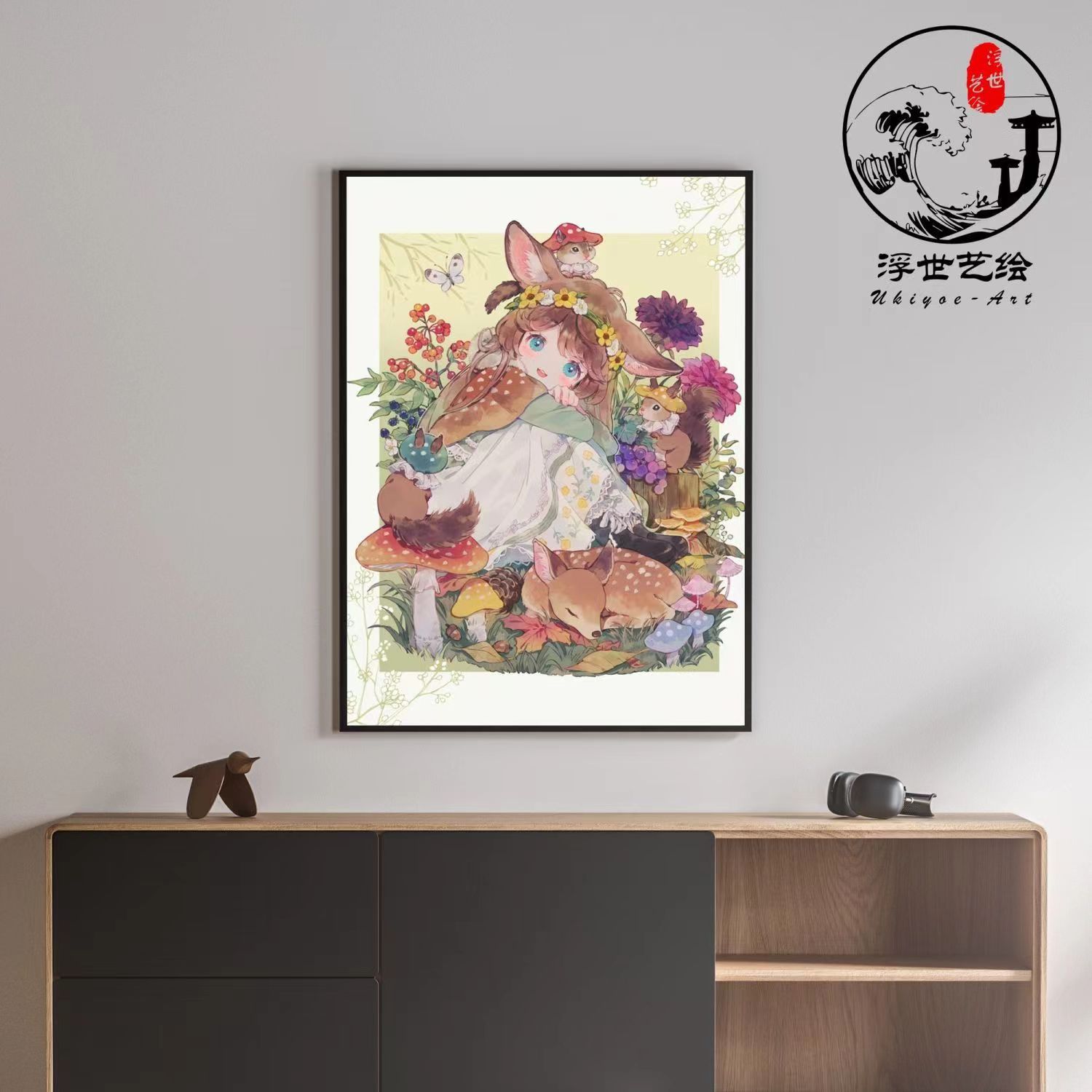 DIY pintura al óleo digital para colorear pintura linda chica corazón secundaria japonesa dibujos animados ins graffiti hecho a mano