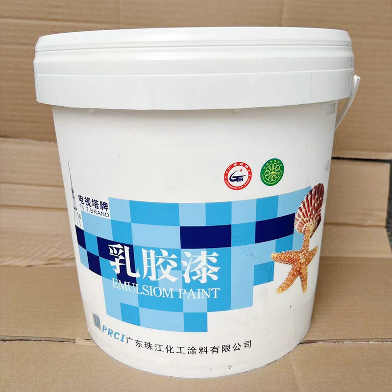 电视塔牌838白色乳胶漆内墙漆工程漆翻新装修出口油漆涂料耐擦洗