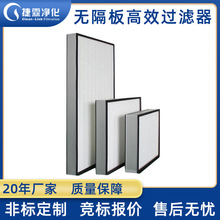 厂家无尘车间ffu无隔板高效过滤网 H13H14洁净室hepa高效过滤器