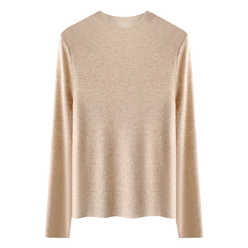 33% Сверхтонкая шерсть серии осень и зима половина высокой шеи Slim Fit похудения базы вязаный свитер внутренний свитер Топ 6058