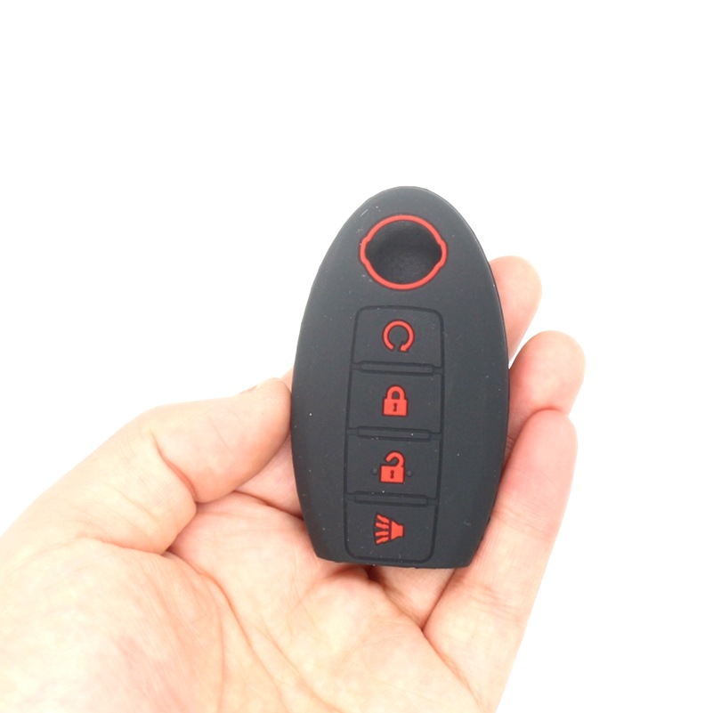 닛산 4 키 Loulan 타이탄 실리콘 자동차 키 보호 커버 실리콘 자동차 키 커버 용 실리콘 공장