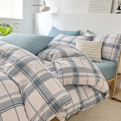 Japanese Weaving West River | A-Grade Thick Genuine 60-Count 100% Cotton Quilt Set with Striped Pattern, Minimalist Japanese Style, Suitable for All Four Seasons