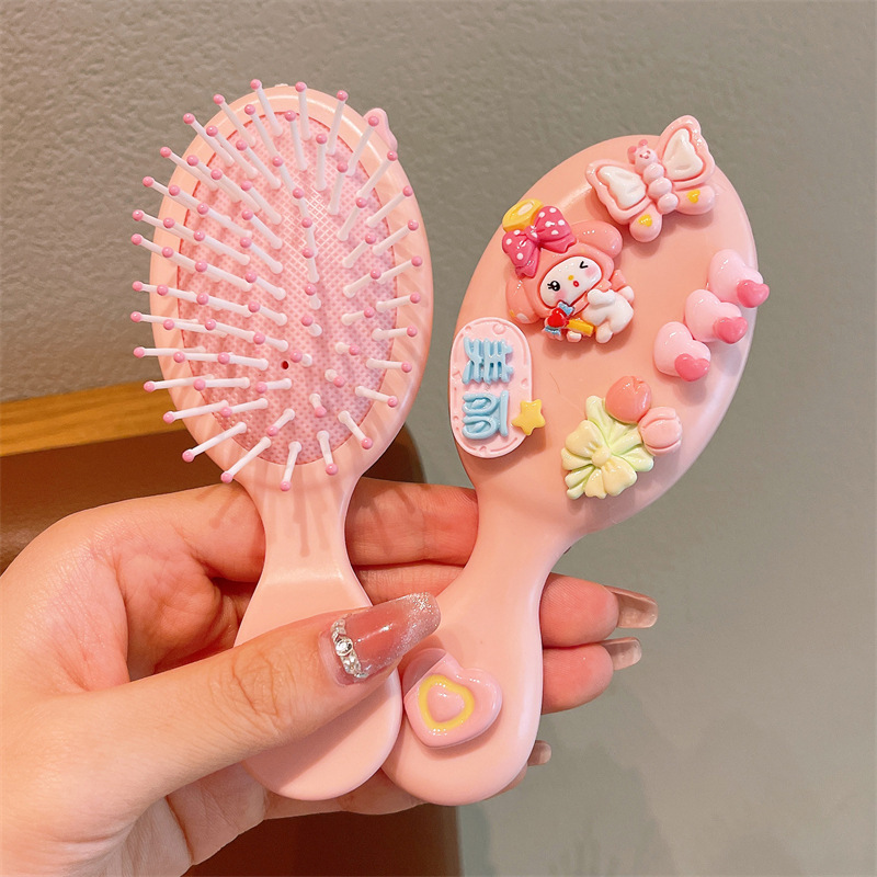 Pein de masaje de cojín de aire para niños Sanliogou niñas pequeñas no lastimas pein de cabello doméstico niñas pein de bolsa de aire esponjosa alta cráneo image 3