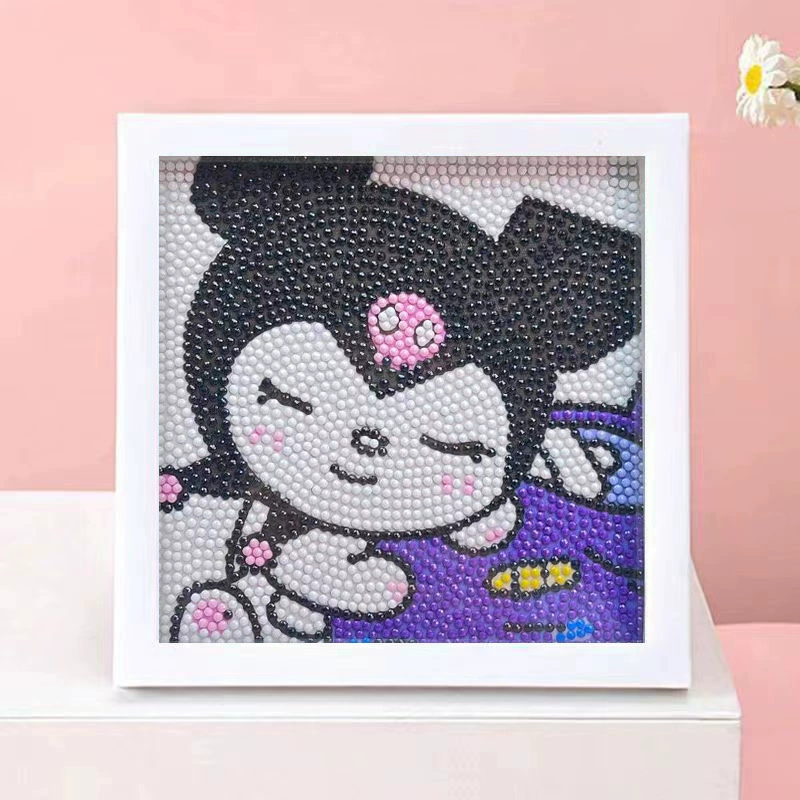 DIY-набор для алмазной мозаики 17×17 см, пластиковая рама, дизайн щенок, полный набор инструментов для кладки