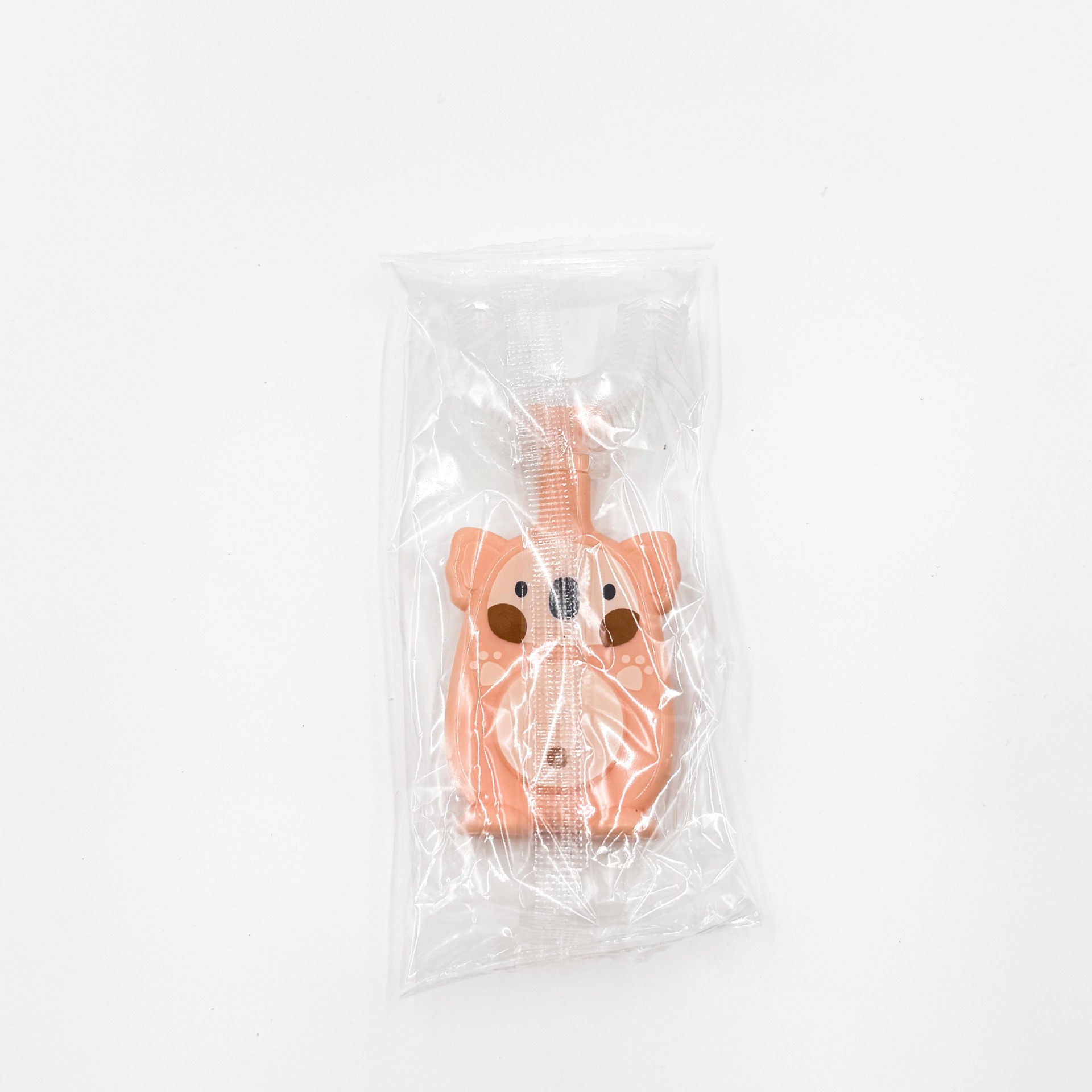 Cepillo de dientes manual en forma de U para bebés y niños pequeños, cepillo de dientes de silicona para limpieza bucal, herramienta de cepillado de cerdas suaves.