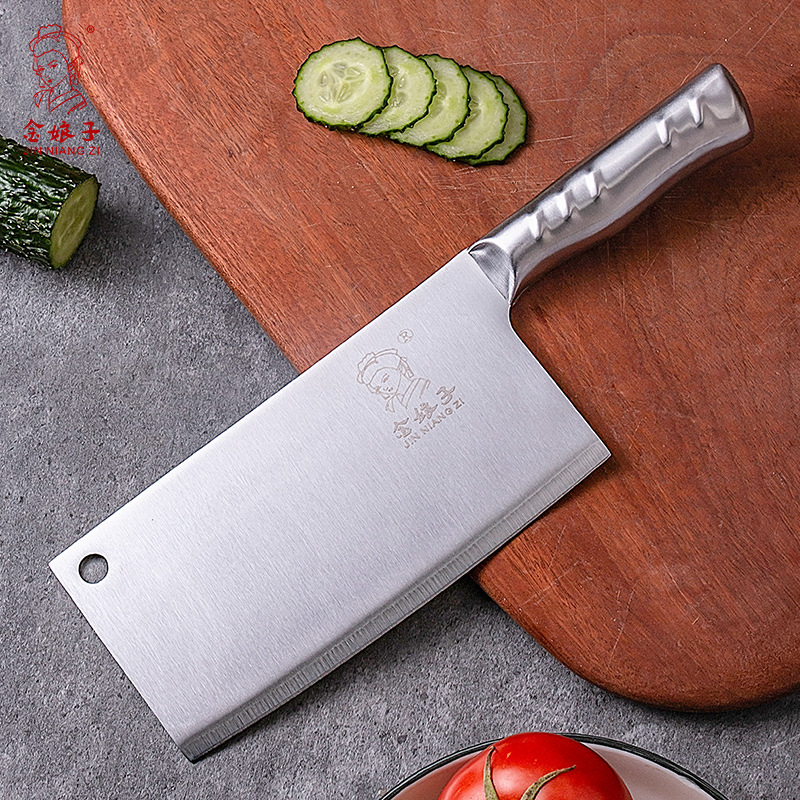 Yangjiang factory household kitchen knife traditional stainless steel sharp flake knife lightweight Chinese kitchen knife wholesale
