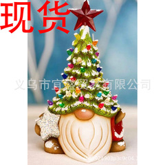 クリスマスクロスボーダークリスマスツリードワーフ装飾品装飾品樹脂家庭装飾デザインクリスマスツリー小人ドワーフ