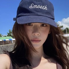 韩国博主同款简约百搭字母刺绣棒球帽休闲鸭舌帽子男女25新款