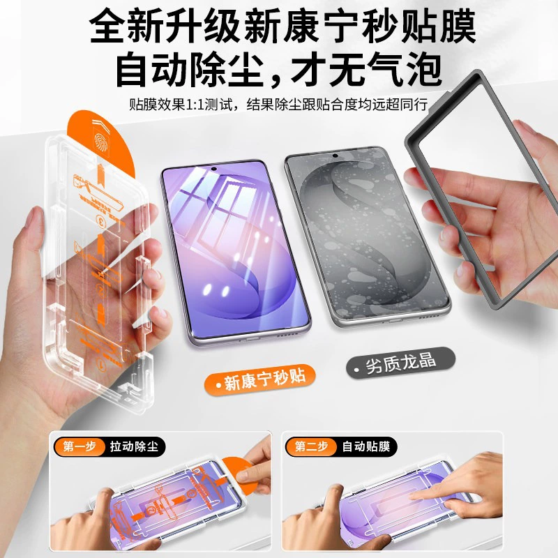 Защищенная защитная пленка для Samsung Galaxy A36: ударопрочная, обеспечивает высокое-definition, защита от любопытства, без пыли, складка во втором месте, SamsungA56
