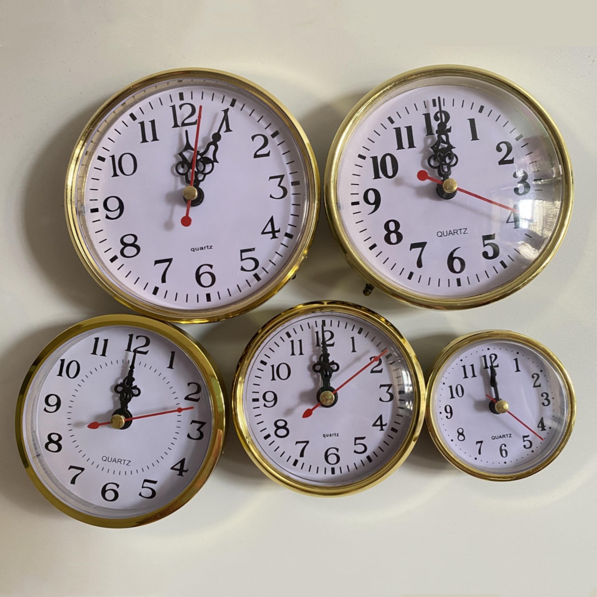 时钟工艺品配件钟胆复古家具钟表镶嵌石英钟头表芯替换 60-110MM
