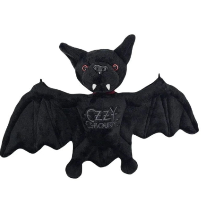 跨境新品黑色安息日主唱 Ozzy Osbourne 蝙蝠毛绒玩具|undefined