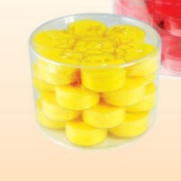 Taza de vela de plástico de estilo europeo, cáscara de goma, cáscara de cera de té, taza de cera de té, caja de cera de té, carcasa de vela, taza de vela de plástico