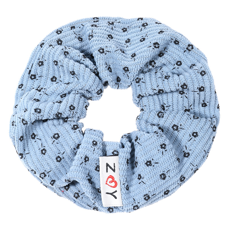 Otoño y invierno coreano de flores cortadas de peluche anillo de cabello de alto nivel no lastimó la cabeza detrás de la cola de cabello tira de goma