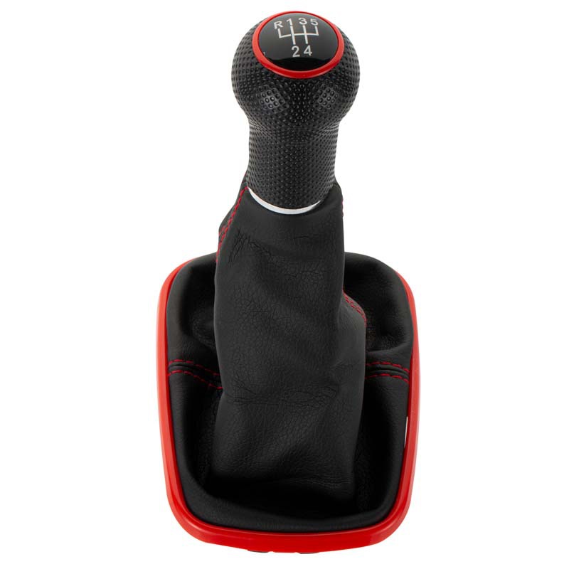 Funda Protectora para Palanca de Cambios de 5/6 Velocidades para Volkswagen Bora Golf, Accesorios de Modificación Transfronterizos Rojos image 2