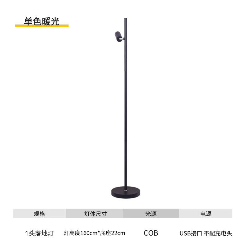 LED リビングルームの光と影のフロアランプデザイナーライト豪華な雰囲気インターネット有名人のサンセットスポットライトライブブロードキャストルームの背景ベッドサイドランプ|undefined