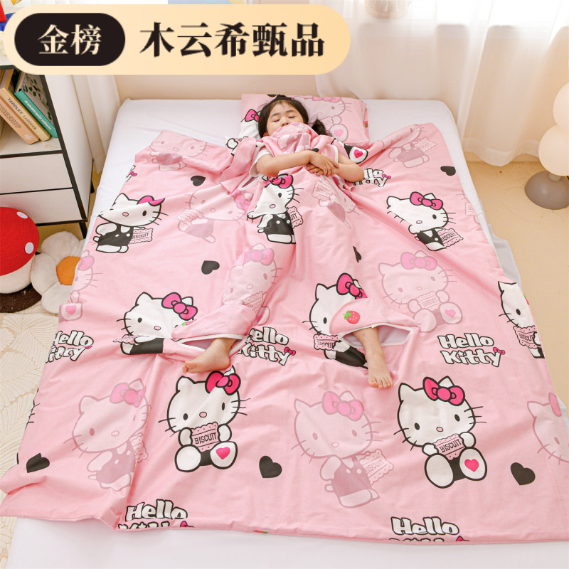 Class a Cotton Gauze Sleeping Bag Baby Thin Summer Baby Kidsren Spring & Fall Anti-Kick Quilt Artifact Universal for All Seasons