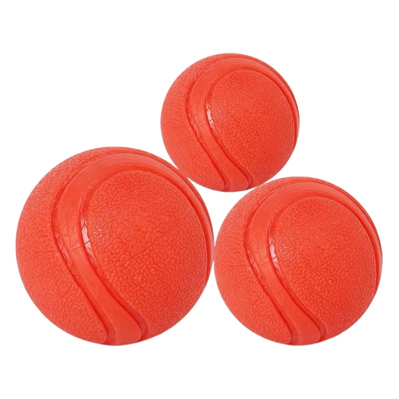 Juguete para mascotas bola sólida resistente a la mordedura de goma resistente a la mordedura juguete elástico perro molar especial suministros de entrenamiento de baloncesto