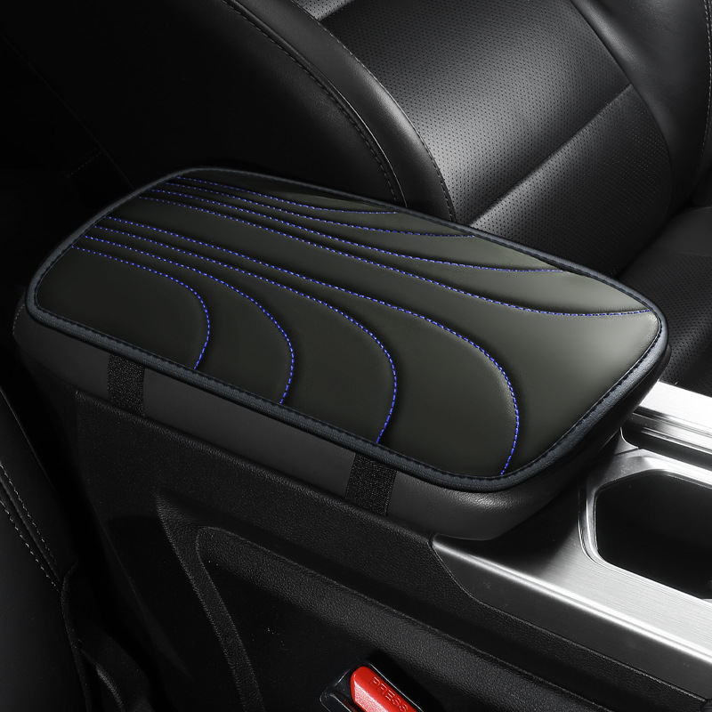 2023 autumn and winter new car armrest box pad Napa leather non-slip wear-resistant armrest box protective pad cleaning pad cross-border
