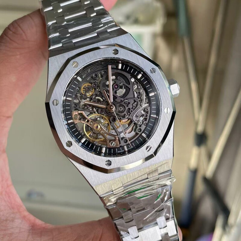 thb factory AP Royal Oak 15407 automatic mechanical watch waterproof luminous steel band men's watch generation