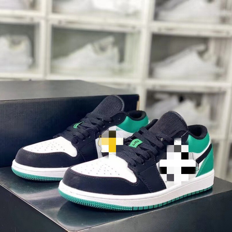 莆田 AJ1 ロートップフルヘッドレイヤーピュアオリジナル 2024 新色黒緑竹林パンダネイビーブルー男性と女性のスポーツシューズ|undefined
