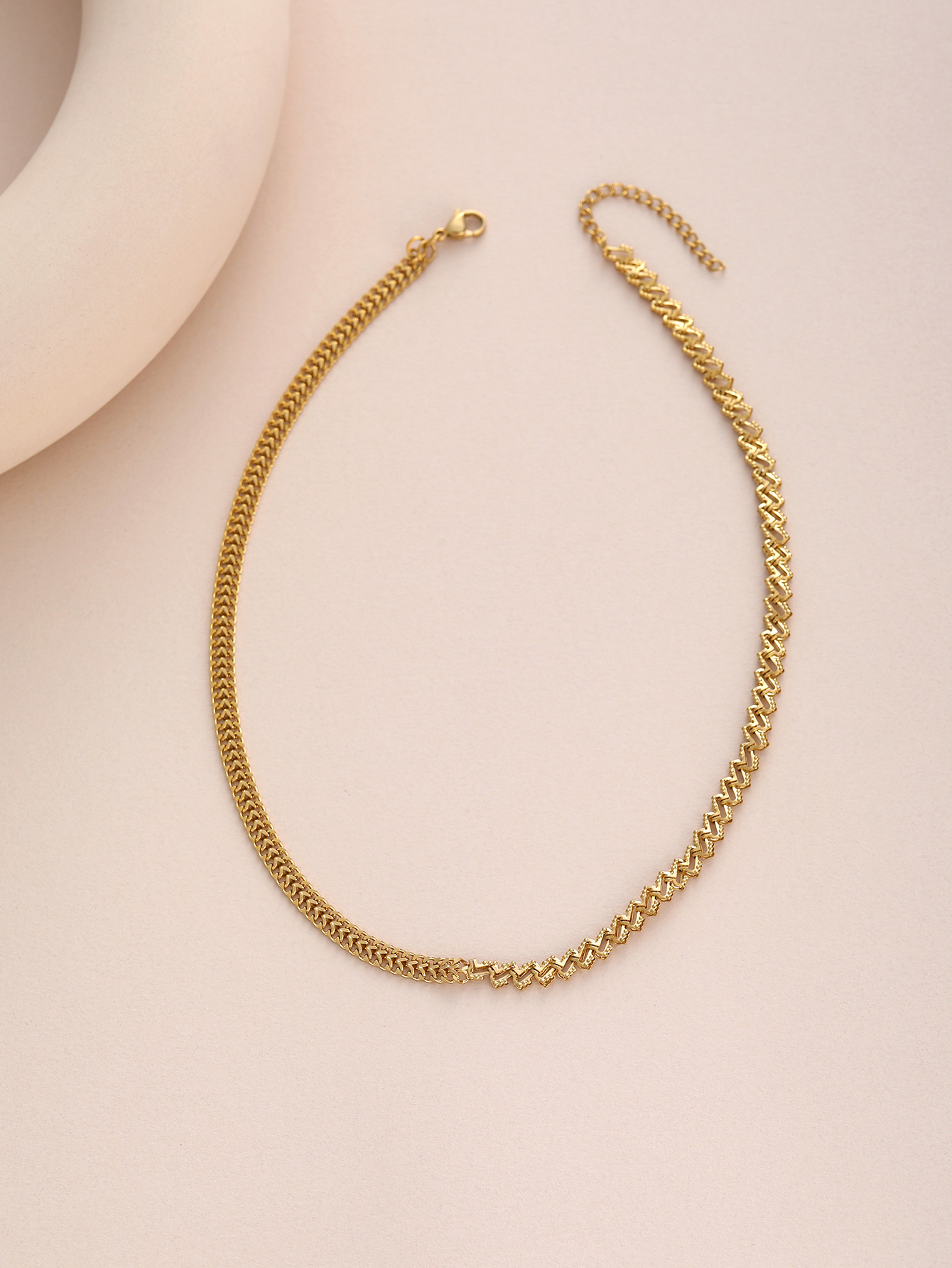 Plating Design Elegant, Streetwear Style Wholesale Jewelry Elegant Streetwear Geometric Titanium Steel Plating Stainless Steel Jewelry Sets
