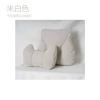 Headrest + waistrest [off-white] horn style combination pack