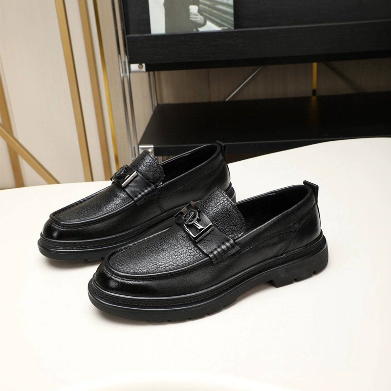 Новая минималистская мужская кожаная обувь бренд того же бизнеса повседневная кожаная обувь