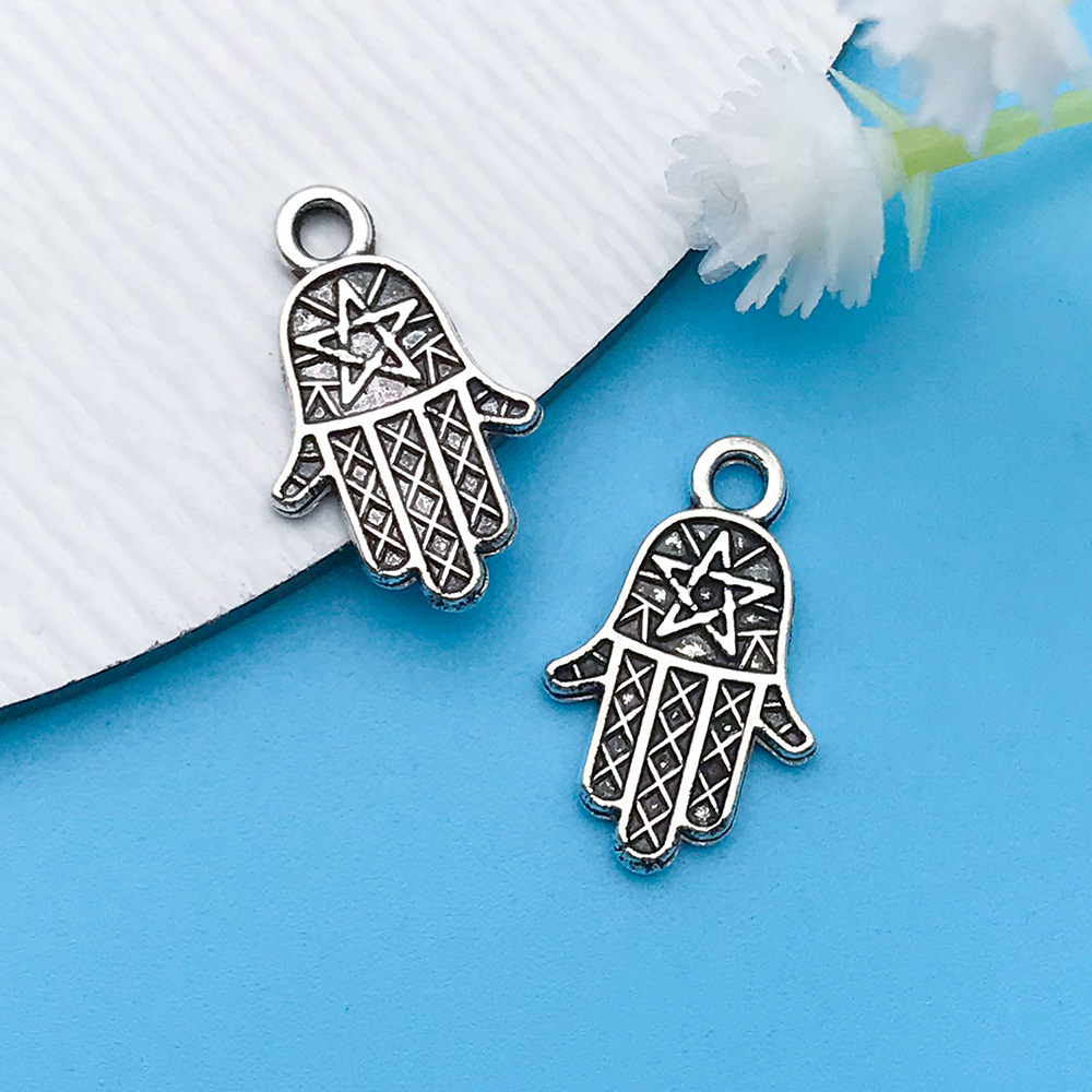 1 고대 실버 파티마의 팜 5x16mm-11229-0.5g