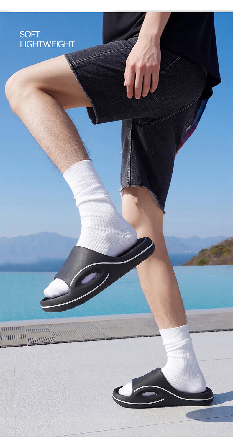 Non-slip Eva Slippers For Men Comfortable Cushioned Outdoor Shoes_voghion.com