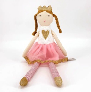 muñeca corona de plata