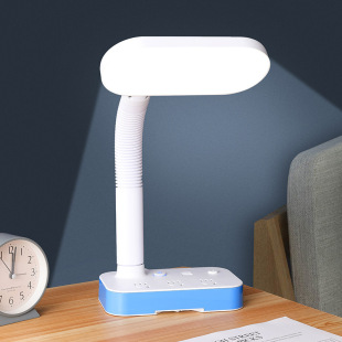 Student dormitory desktop desk lamp household multi-function usb charging socket lamp dimming night light row plug wiring board