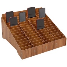 格子盒放手机屏幕收纳盒钢化膜桌面格收纳架教室班级会议盒子