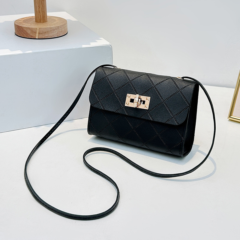 Ladiesbags bolsos de mujer al por mayor transfronterizos mini bolsos cuadrados de moda personalidad diamond relieve bolsos de teléfono móvil