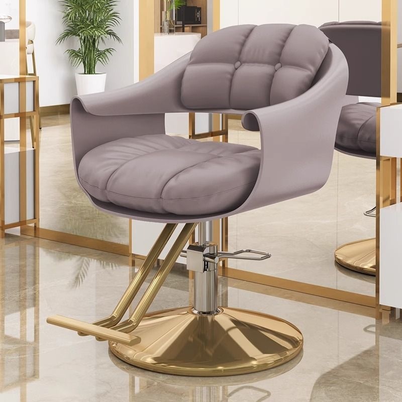 Silla de peluquería de red, salón de peluquería especial, elevación y rotación, nuevo asiento de corte de pelo de moda, silla de salón de peluquería de lujo ligera