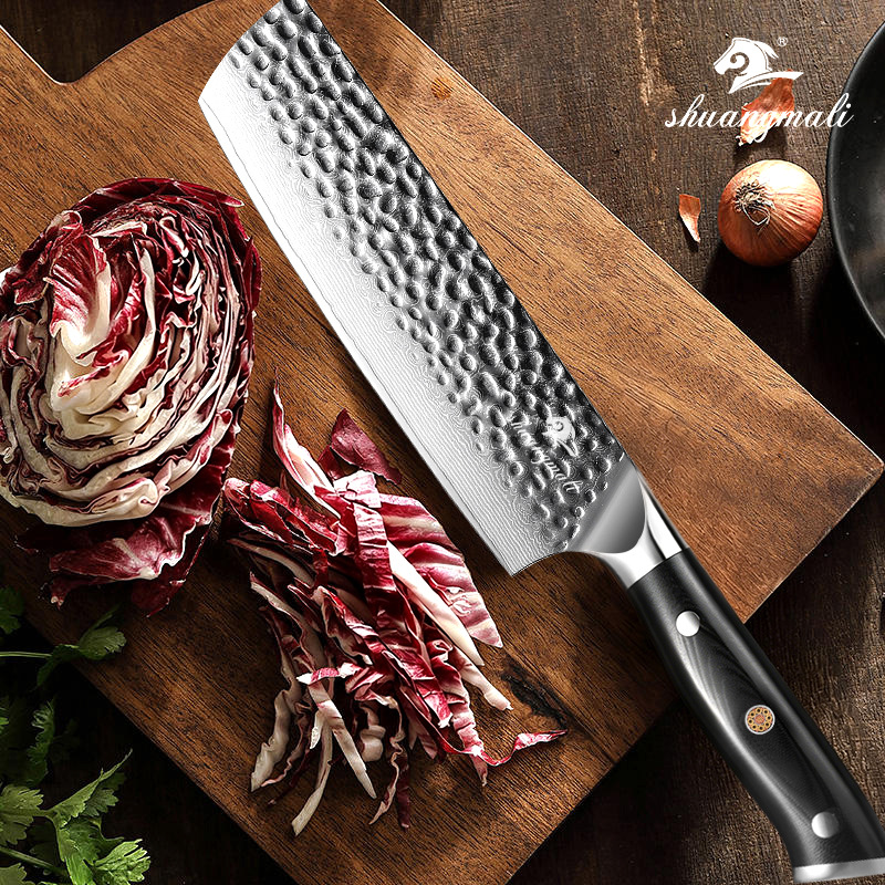 Cuchillo de cocina de acero Damasco de 67 capas Cuchillo de cocina pequeño Cuchillo de cocina Cuchillo de cocina doméstico Cuchillo de carne