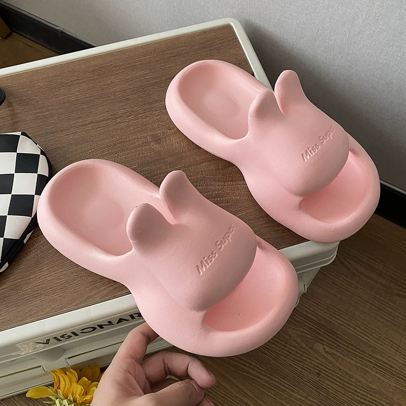 Summer rabbit, cute beach universal slippers, beach style