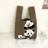 Три панды (кофейный)
