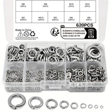 620pcs M2M2.5M3M4M5M6M8M10M12 ���P�304���|Ȧ���|�M�Ϻ��b